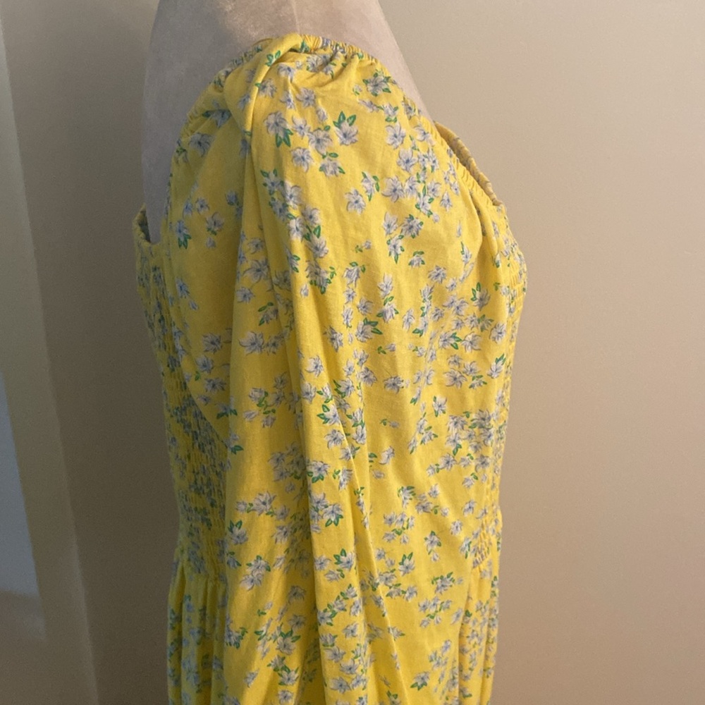 Draper James RSVP XXL yellow and blue dress - Picture 5 of 8